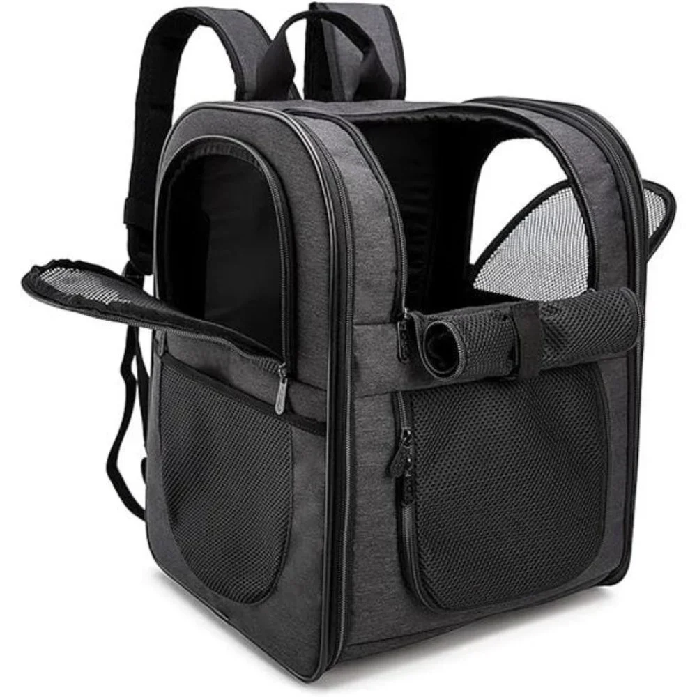 Pet Carrier Backpack for Large/Small Cats and Dogs, Puppies, Safety Features